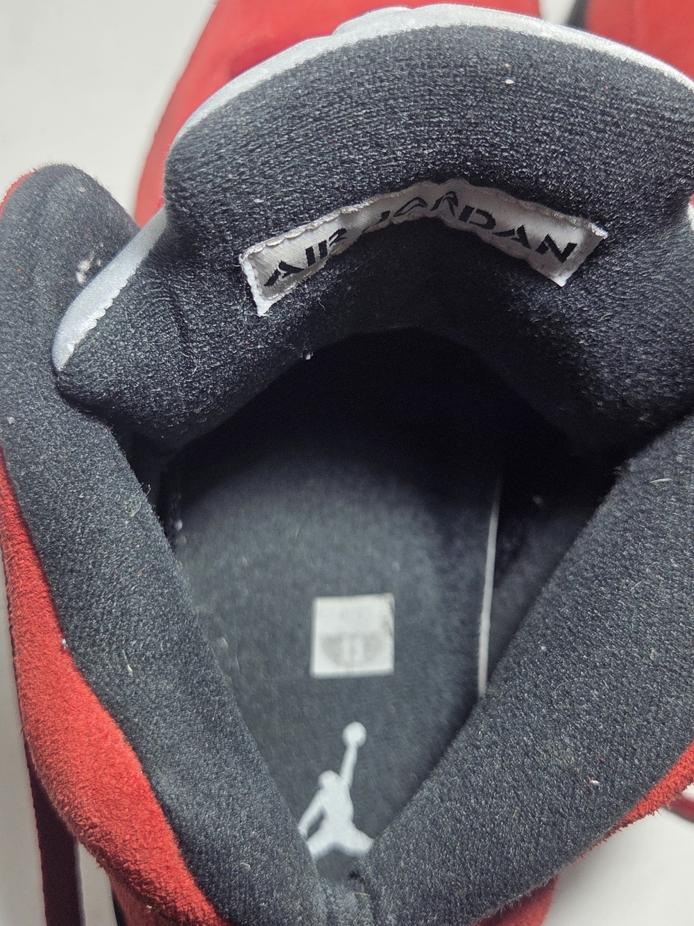 Nike Air Jordan 5 Retro "Raging Bull" (Toro Bravo) Red Suede - Men's Size 13 - Picture 11 of 12